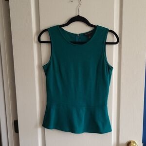Women's Banana Republic Factory Emerald Peplum-style Top, Size S